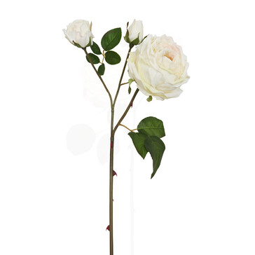 Роза белая 56 см