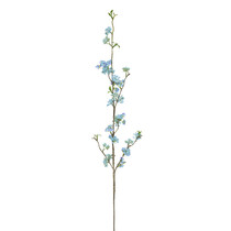 Искусственный цветок голубой