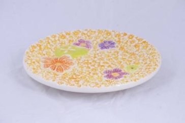 Тарелка с цветочками
