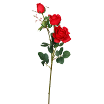 Ветка розы красной 106 см