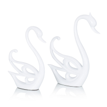 Набор из 2-х декоративных фигурок лебедей Fidelity (W)